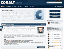 Tablet Screenshot of forums.cobalt-mc.com